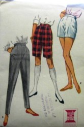 5263 59 PROPORTION PANTS,BERMUDAS,SHORTS PATTERN 30'', 26'',24''W
